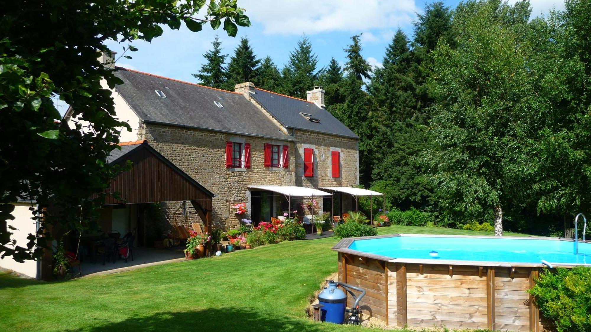 Chambres D'Hotes Le Bas Rassinoux Saint-Ouen-des-Alleux Exterior foto